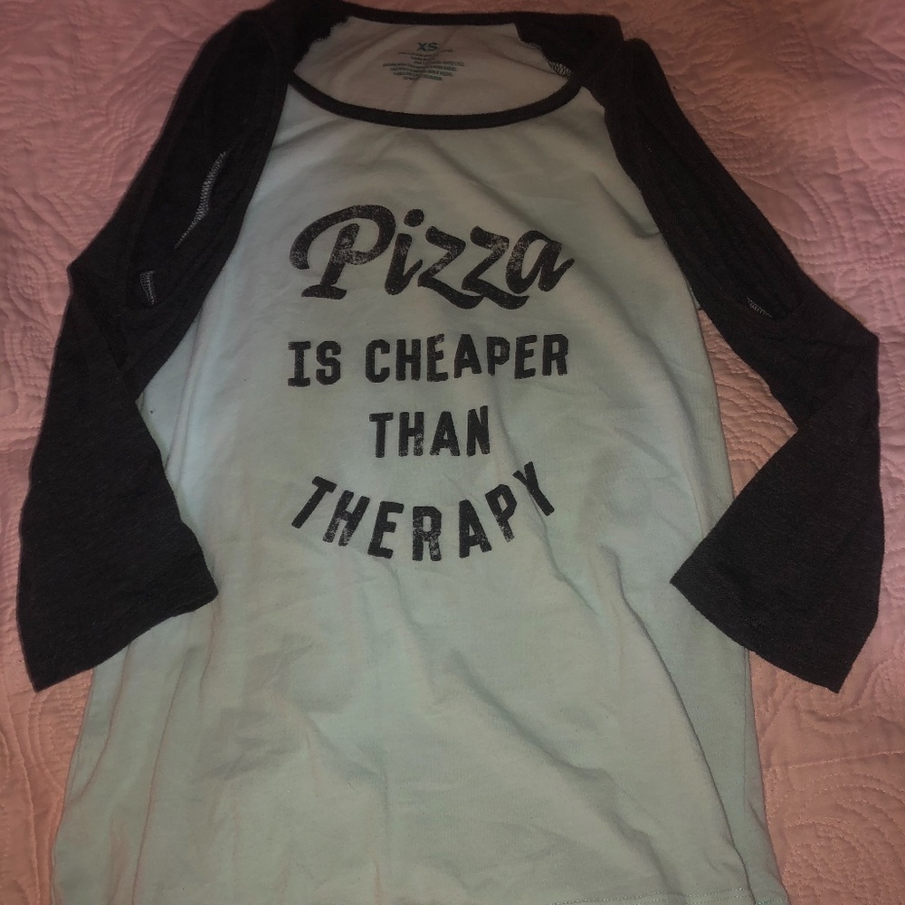 3/4 Length Sleeved Shirt with Rips in the Sleeves